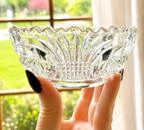 Antique American Brilliant Cut Glass Dish