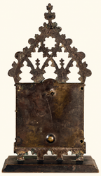 Antique Gothic Revival Cathedral Thermometer | Ecclesiastical Architectural Decor
