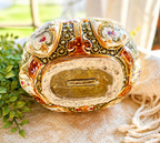 Antique English Alhambrian Majolica Reticulated Basket