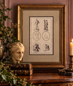 Original 19th-Century Apollo Engraving | Framed Neoclassical Art