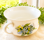 Vintage Portmeirion Pottery Floral Chamber Pot