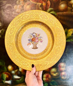 Hutschenreuther Selb Bavaria Porcelain Platter with Echtgold Decoration