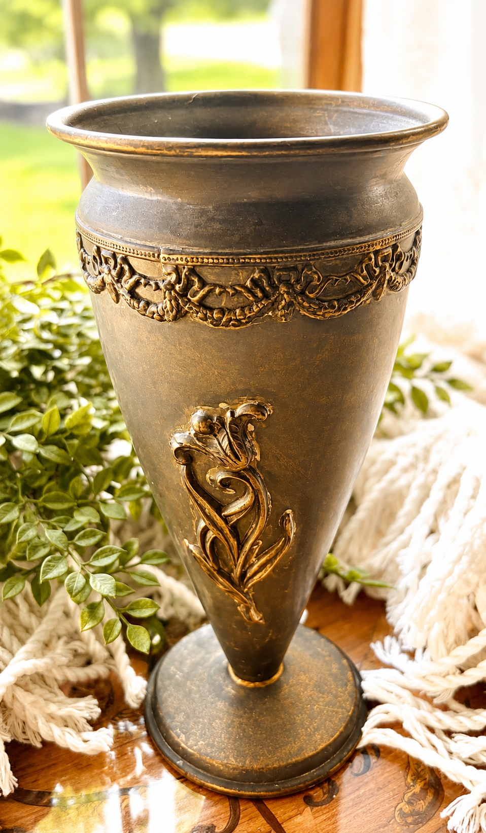 Antique Joseph Friedman New York Bronze Urn