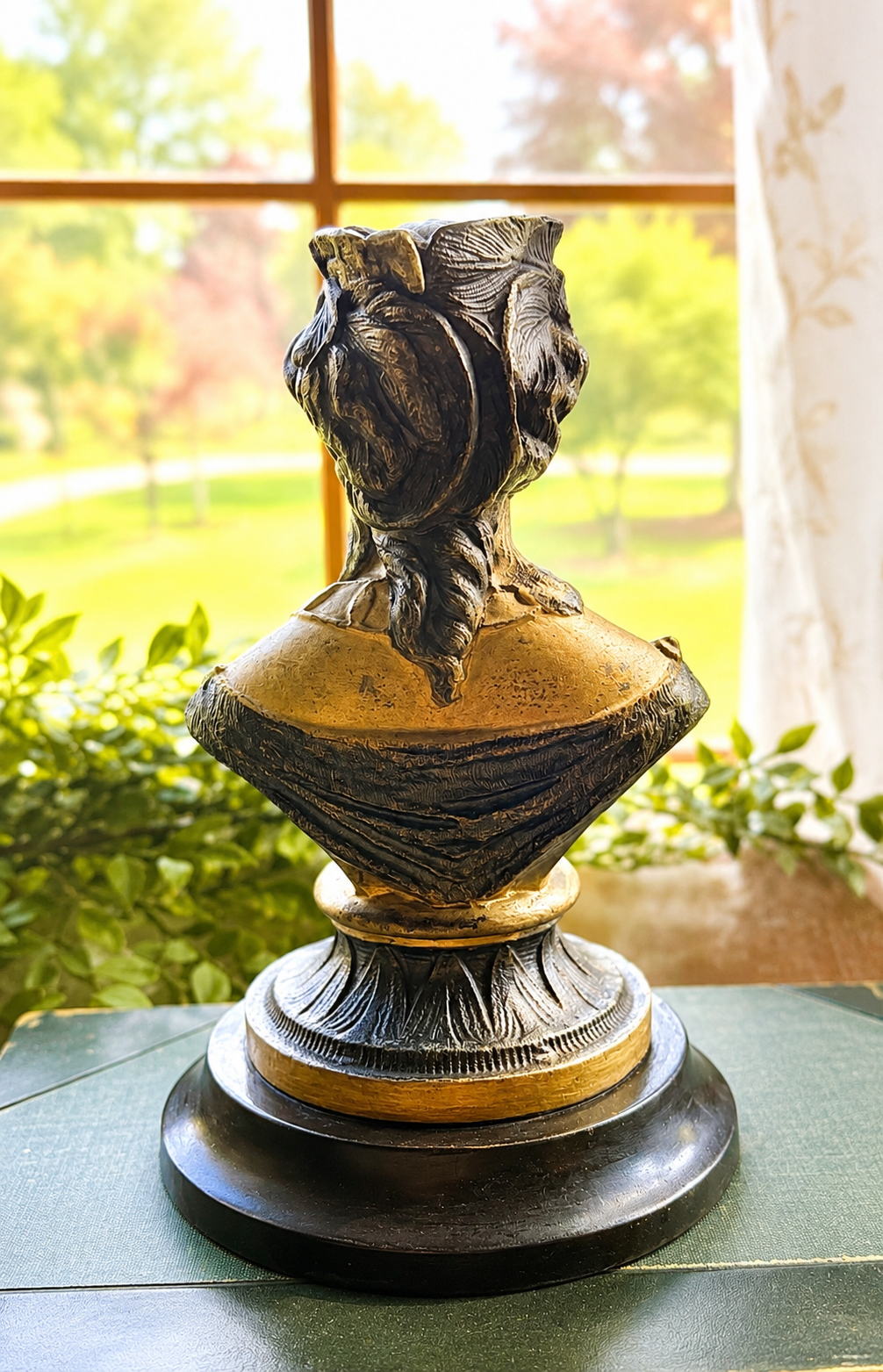 Neoclassical Lady Bust Sculpture