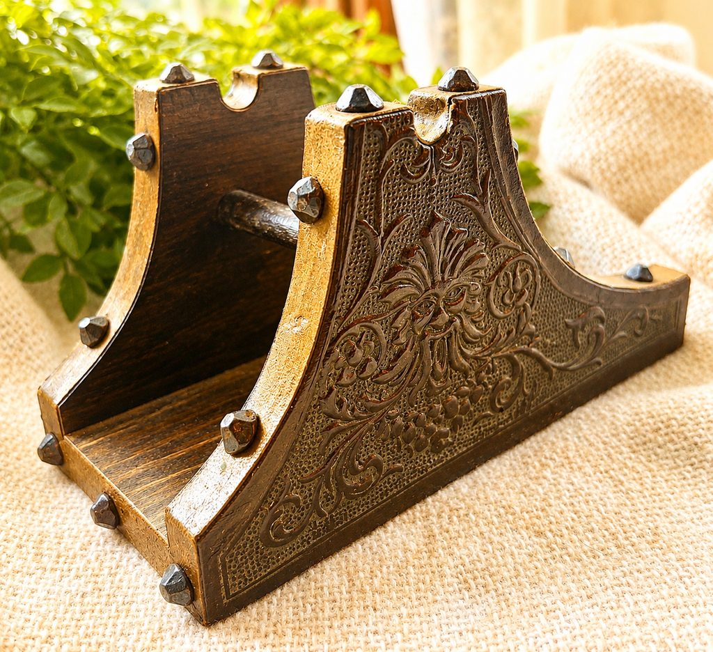 Vintage Italian Leather Cannon Decanter