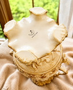 Vintage Capodimonte Floral Urn Vase