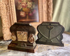 Antique 1920’s Cast Iron H.L. Judd Roman Art Nouveau Bookends