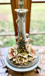 Vintage Compodimonte Style Table Lamp