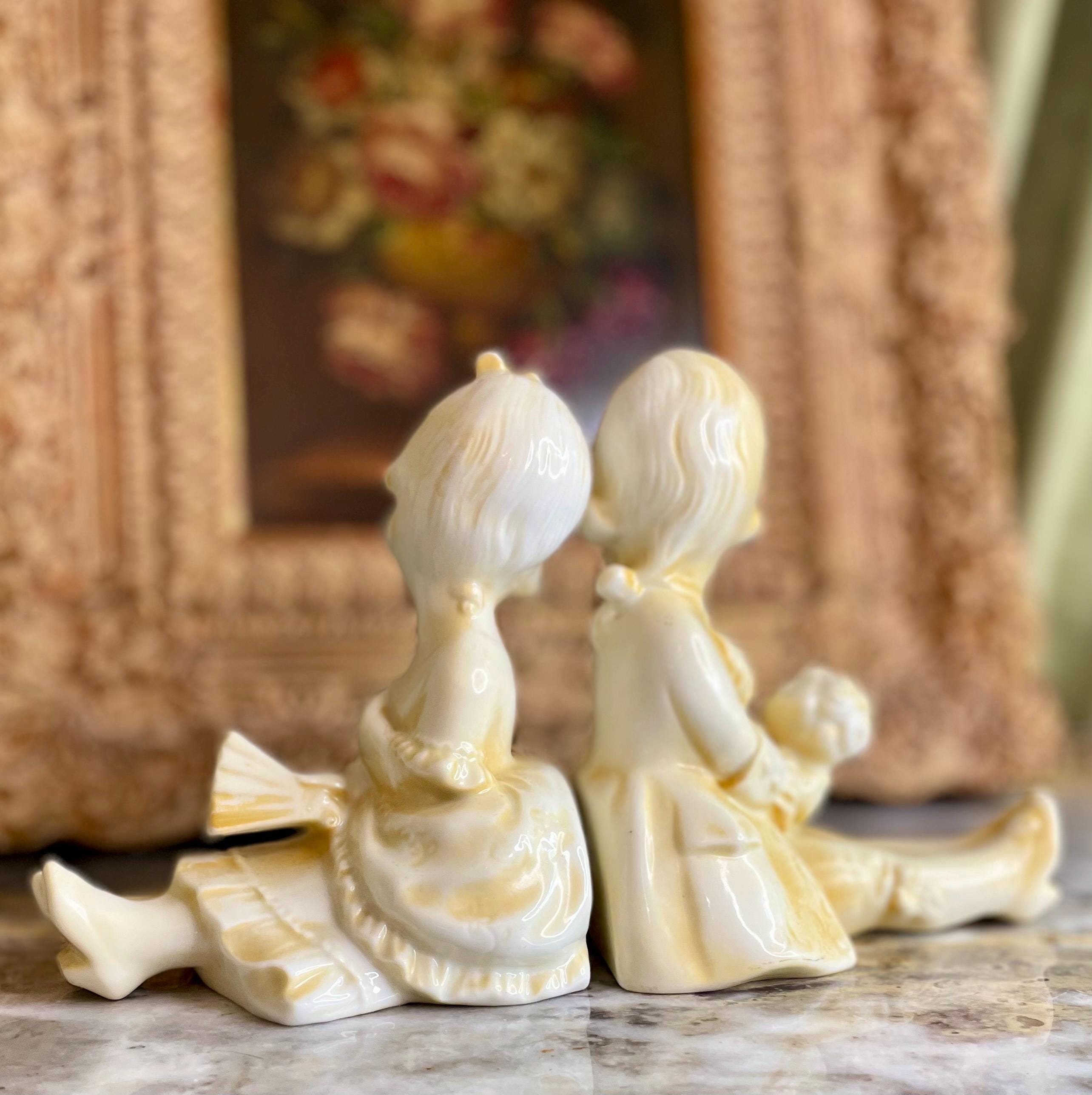 Vintage German Erphila Porcelain Bookends
