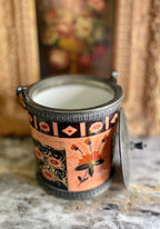 Vintage Schoenau Bros. German Porcelain Imari Biscuit Jar with Lid