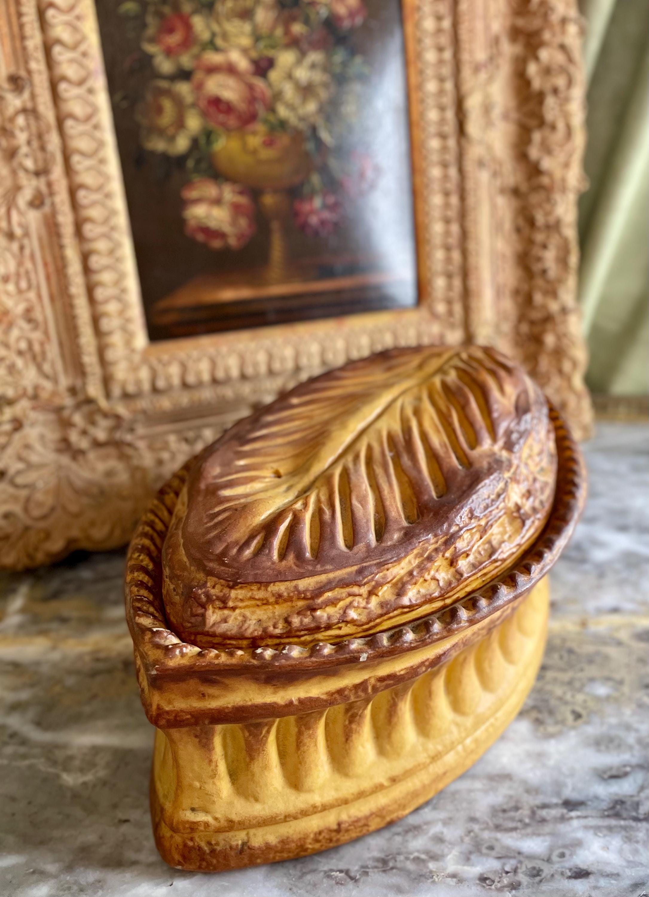 Antique French Majolica Terrine