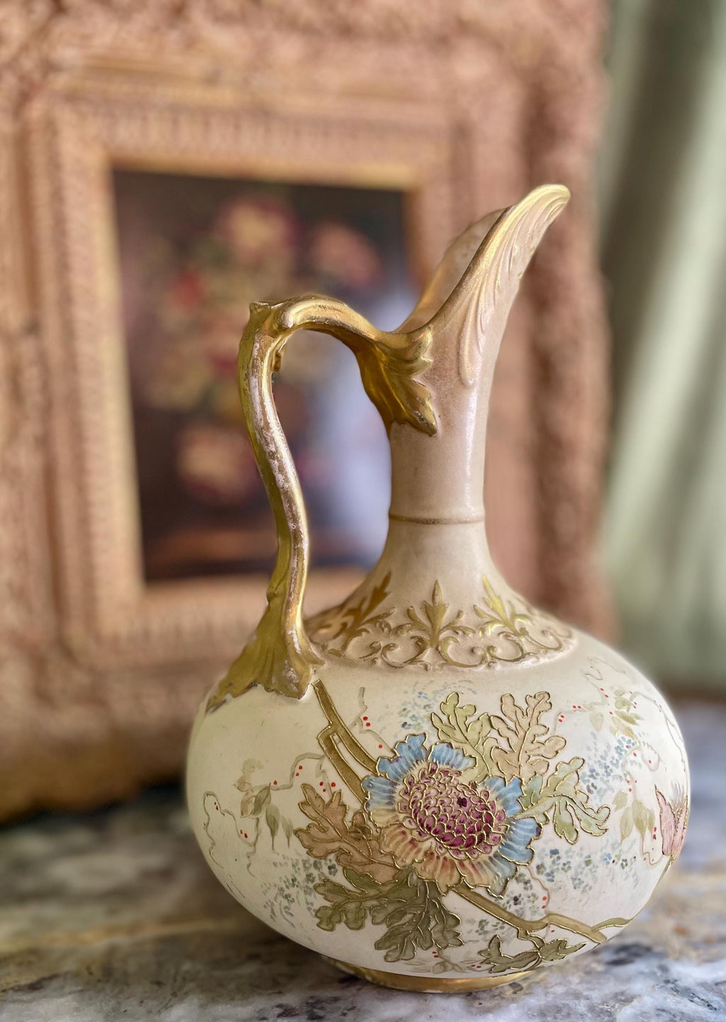 Antique Royal Bonn Vase and Ewer
