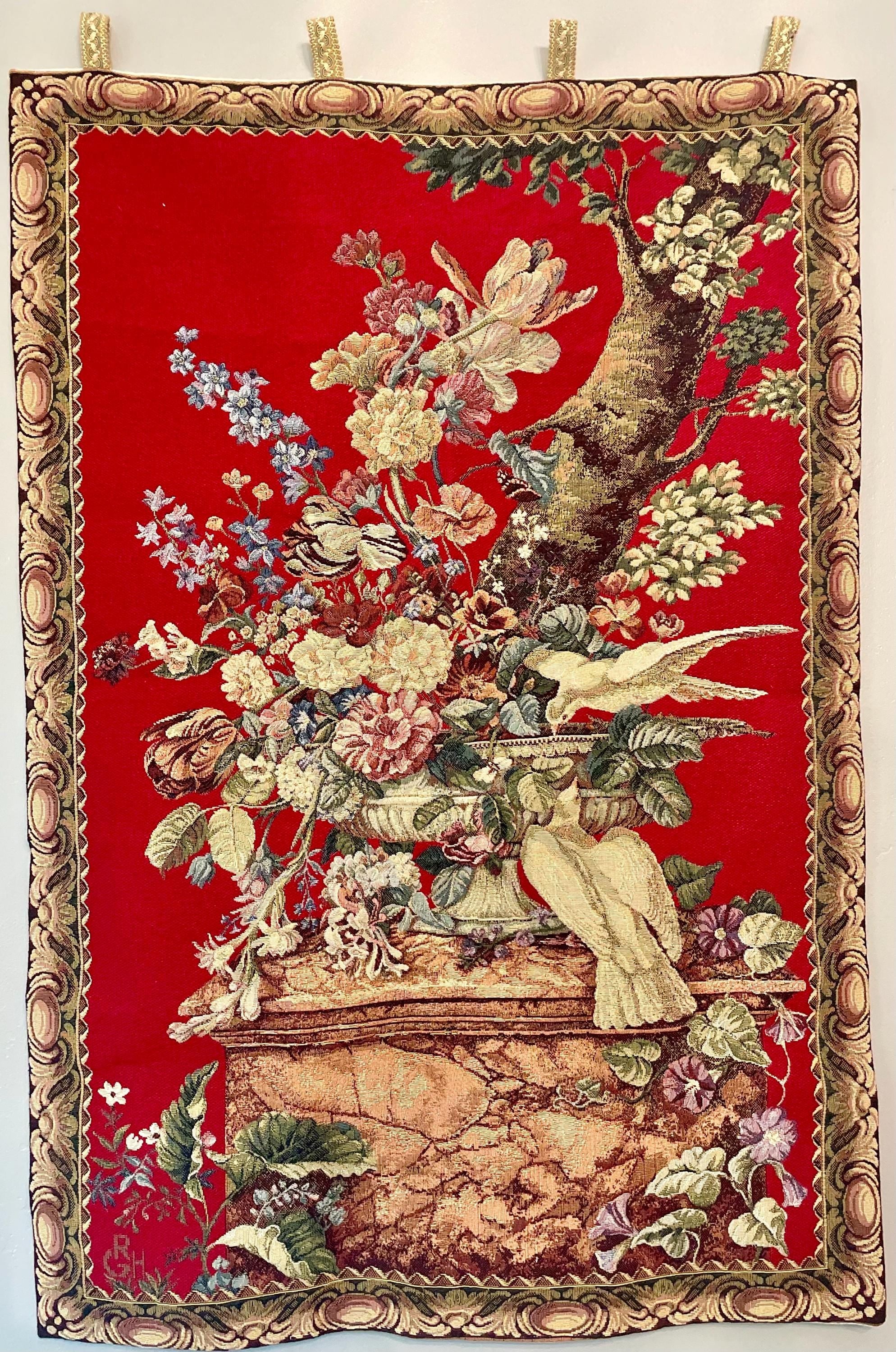Vintage GRH France Gobelin Tapestry